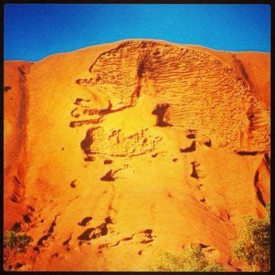 Uluru nel Yulara, Australia Do you see the man, or the frog? Red Centre, The Rock, Frog, Magical ...