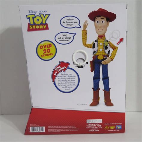 Disney Toy Story WOODY 16" Pull String Talking Sheriff Cowboy Action Figure Doll - Toy Story