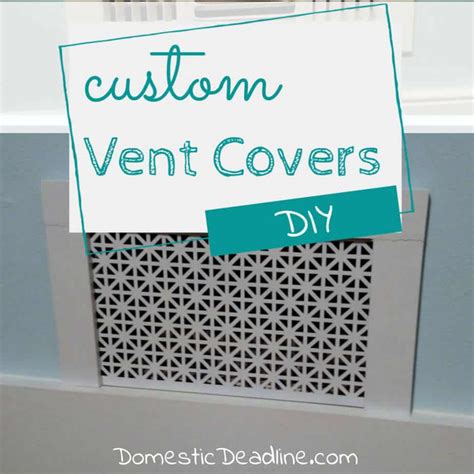 How to Make Custom Air Vent Covers - Domestic Deadline