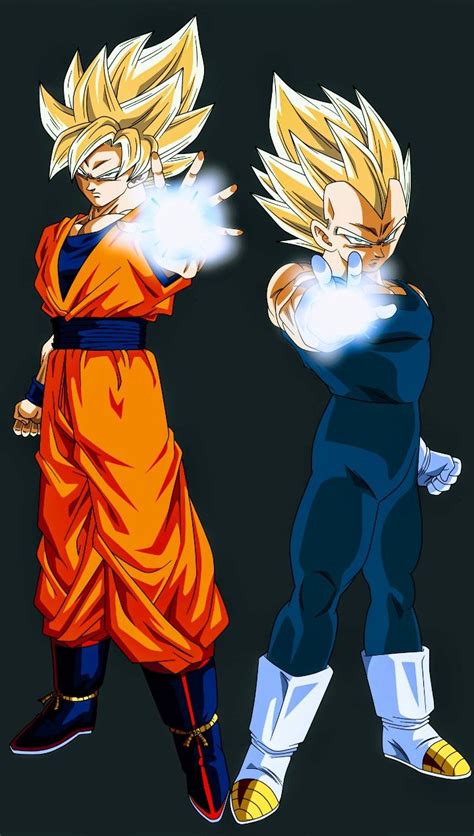 Goku & Vegeta Super Saiyan, Dragon Ball Super | Dragon ball super manga, Anime dragon ball goku ...