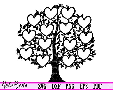 Family Tree Svg, Tree SVG, Family Svg, Tree Monogram, Family Tree SVG, Family Reunion Svg ...