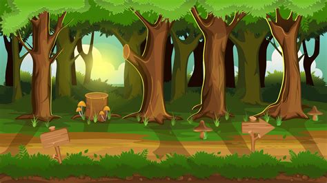 Forest Game Background | GameDev Market