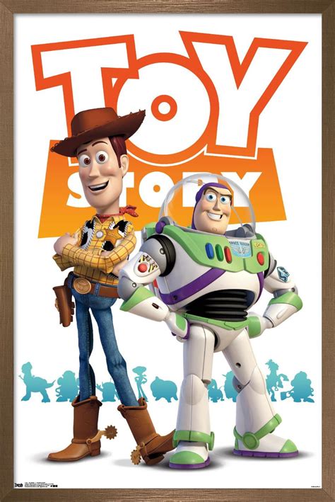 Disney Pixar Toy Story 4 - Woody And Buzz Wall Poster, 22.375" x 34", Framed - Walmart.com