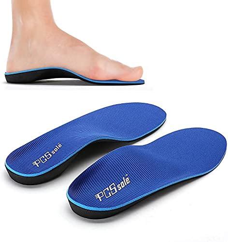 PCSSOLE High Arch Support Orthotic Insoles for Flat Feet, Plantar Fasciitis, Overpronation ...