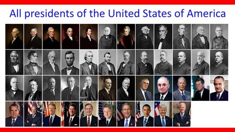 Timeline of US presidents - All Presidents USA - YouTube