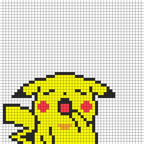 Pikachu Perler Bead Pattern Find free perler bead patterns bead sprites on kandipatterns com or ...