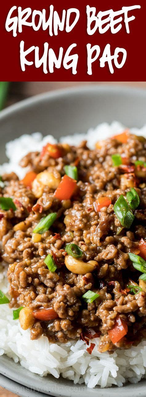 Ground Kung Pao Beef | Recipe | Beef recipes for dinner ...