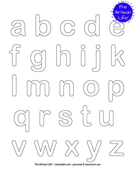 Free Printable Alphabet Coloring Pages No Prep Way To Teach The Abcs