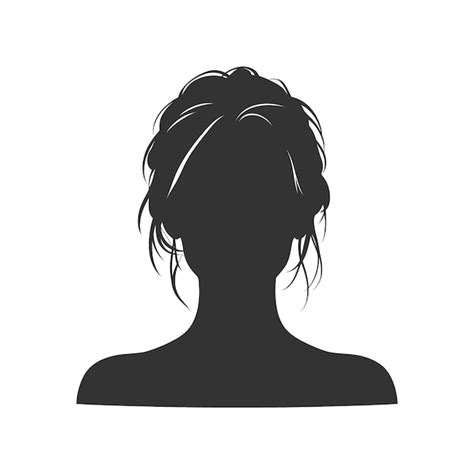 Premium Vector Woman Face Silhouette Vector Illustration