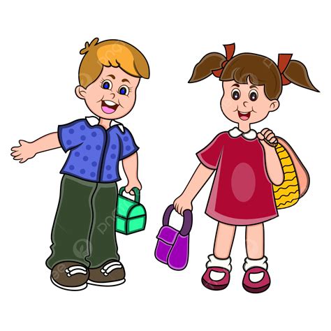 Go School Clipart Hd Png Students Going To School Students Back To