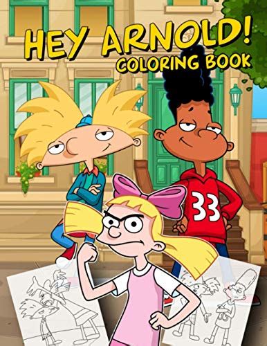 Hey Arnold Coloring Book Hand Drawned Coloring Pages For Kids By