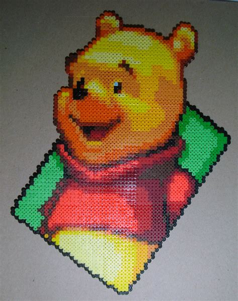 Winnie The Pooh By Beckylynne On DeviantART Perler Beads Designs