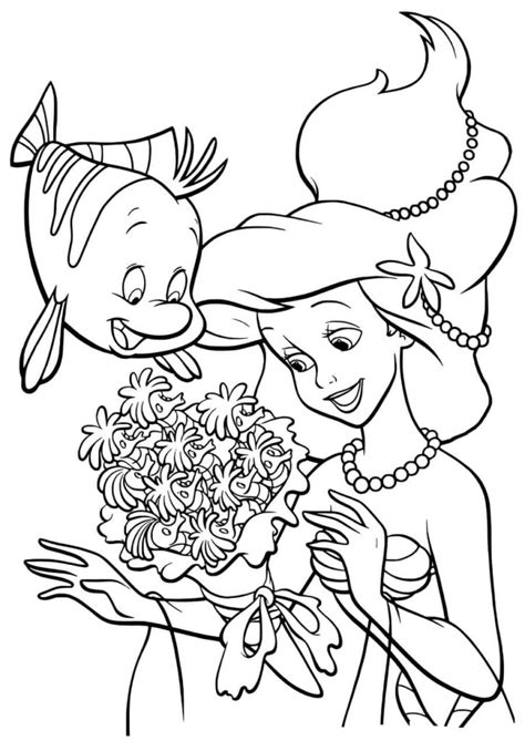 Ariel The Mermaid Coloring Pages 100 Printable Coloring Pages