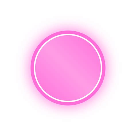 Neon Pink Circle Banner Neon Circle 10983545 Png