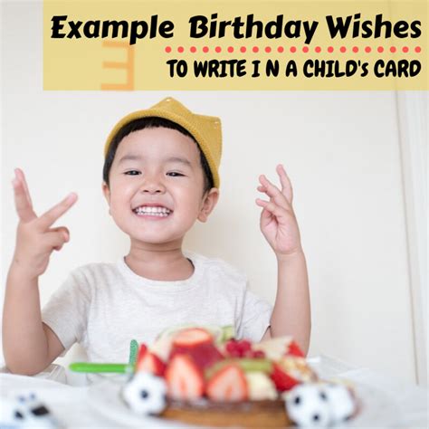 Birthday Wishes To Write In A Kids Birthday Card Holidappy