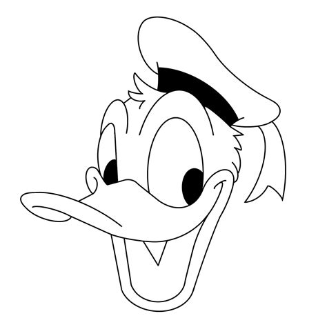 Fichier Svg Donald Duck Face Etsy France