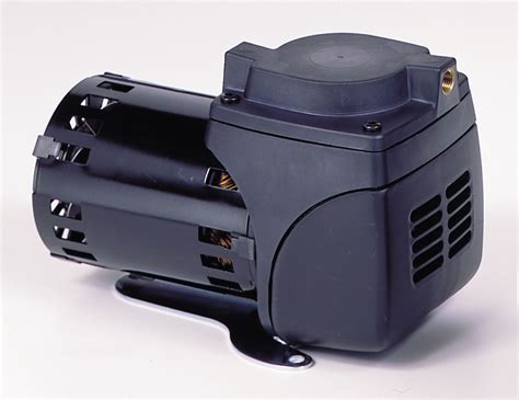 How does a diaphragm vacuum pump work? Diaphragm vacuum pump - 22D (DC) series - GAST - oil-free ...