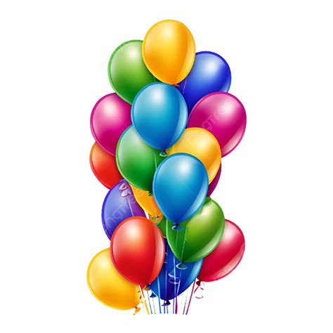 Birthday Balloons Clipart No Background