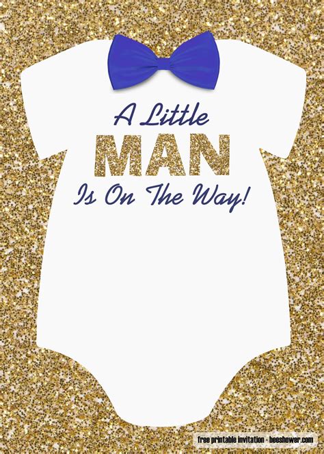 Come and visit our site, already thousands of classified ads await you. FREE Little Man Baby Shower Invitations Templates | FREE ...