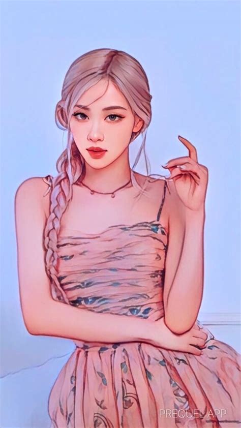 Pin by ᴋᴏᴏᴋɪᴇꜱ ᴄᴏᴏᴋɪᴇ on Blackpink Pink drawing Rosé fanart