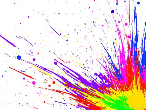 ️colorful Paint Splash Png Free Download