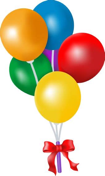 Birthday Balloons Clipart Free Download And Print Clipart Library