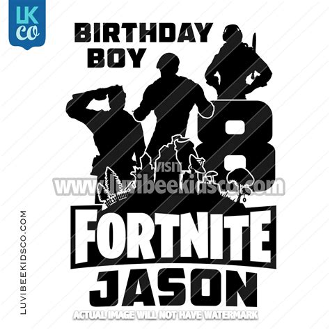 Fortnite Birthday Squad Svg Free 222 SVG File For Cricut