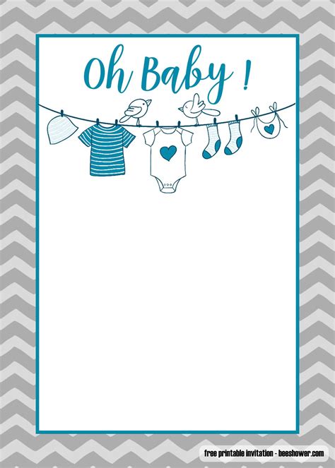 What are you waiting for? FREE Printable Onesie Baby Shower Invitations Templates ...