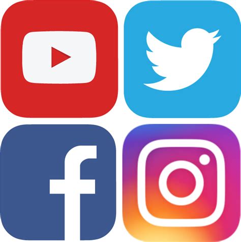 Facebook Instagram Youtube Logo Free Png Image