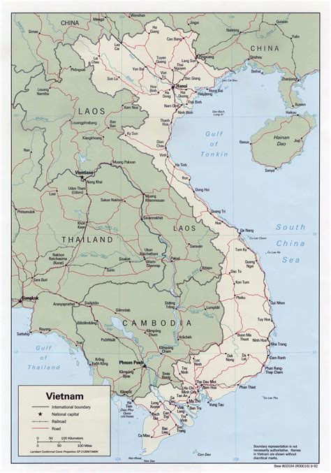 Big Map Of Vietnam