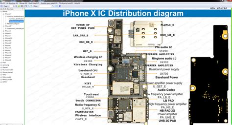 Apple iphone 10 processor board bottom view. iPhone X supported by Easy Draw | Phoneparts