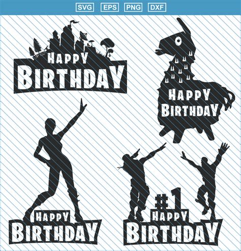 Fortnite Birthday Boy Svg Free 58 Best Quality File