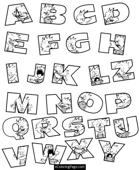 Whole Alphabet Coloring Pages Free Printable Coloring Home