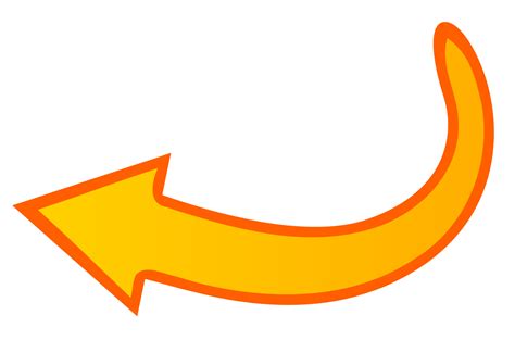 Curved Arrow Png Transparent