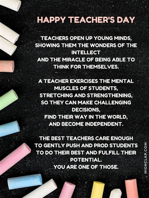 Happy Teachers Day Poems And Rhymes Greetings For Teachers Day