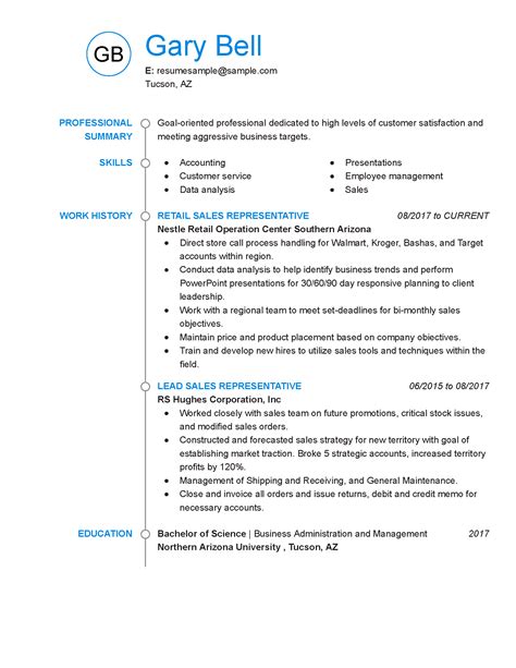 Resume format choose the right resume format for your needs. Customize Our #1 Customer Representative Resume Example