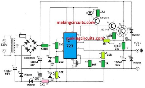 Regulated Power Supply Diagram