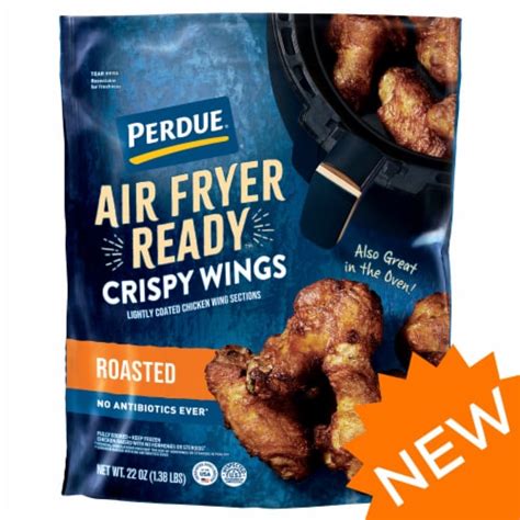 Perdue Air Fryer Ready Frozen Fully Cooked Roasted Chicken Wings 22