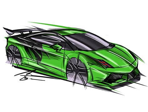 Lamborghini Bull Drawing