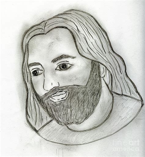 Simple Jesus Sketch At Explore Collection Of