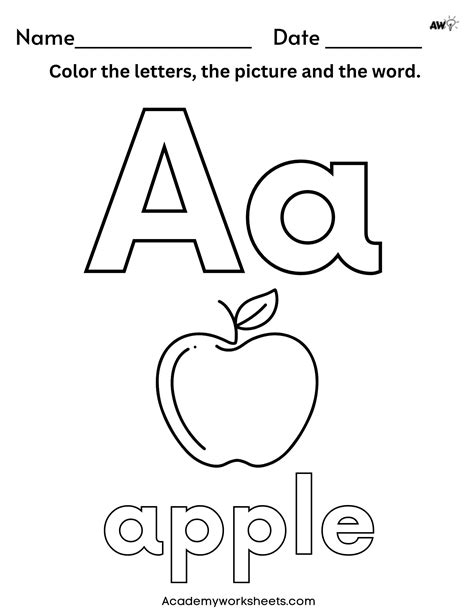 Printable Coloring Alphabet Letters