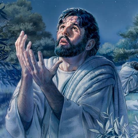 Jesus Praying In Gethsemane