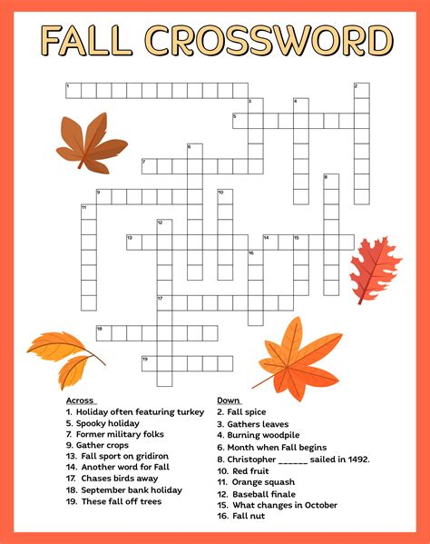 Autumn Activities Printable