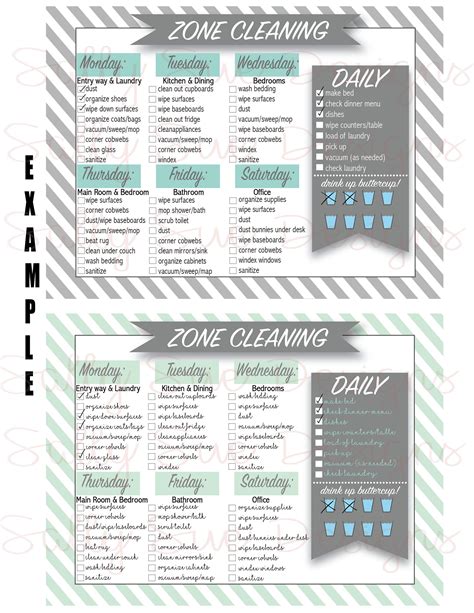 Flylady Zone Printables