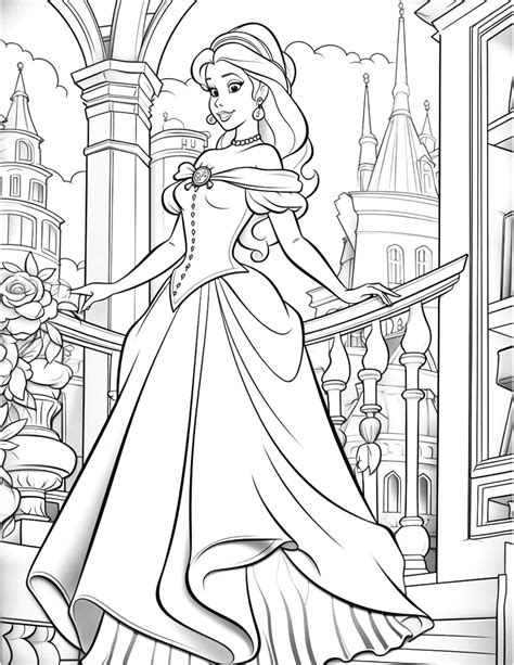 Princess Coloring Sheets Printable