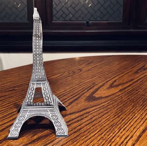 Printable 3d Eiffel Tower Template