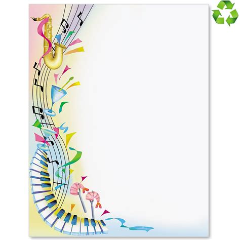 Printable Music Border Design