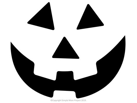 Printable Pumpkin Face