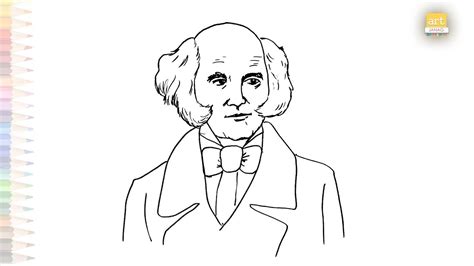 Martin Van Buren 1782 1862. 8th Drawing by Vintage