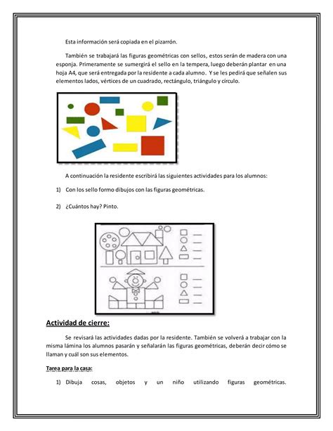 Secuencia didáctica matemática geometría PDF